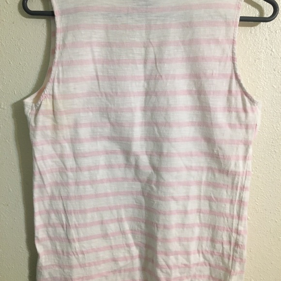 Tommy Hilfiger pink and white woman’s tank top, size s/p - Picture 4 of 4